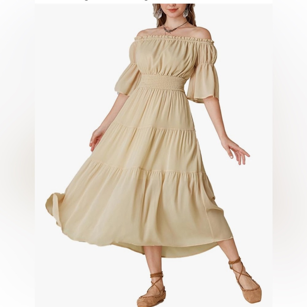 Scarlet Darkness Renaissance Maxi Dress